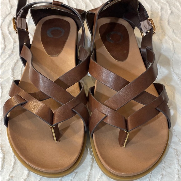 NWOT journee Collection size 8 Brown Sandals - Picture 1 of 5
